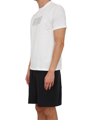 T-shirt uomo Armani Exchange in cotone bianco in UOMO