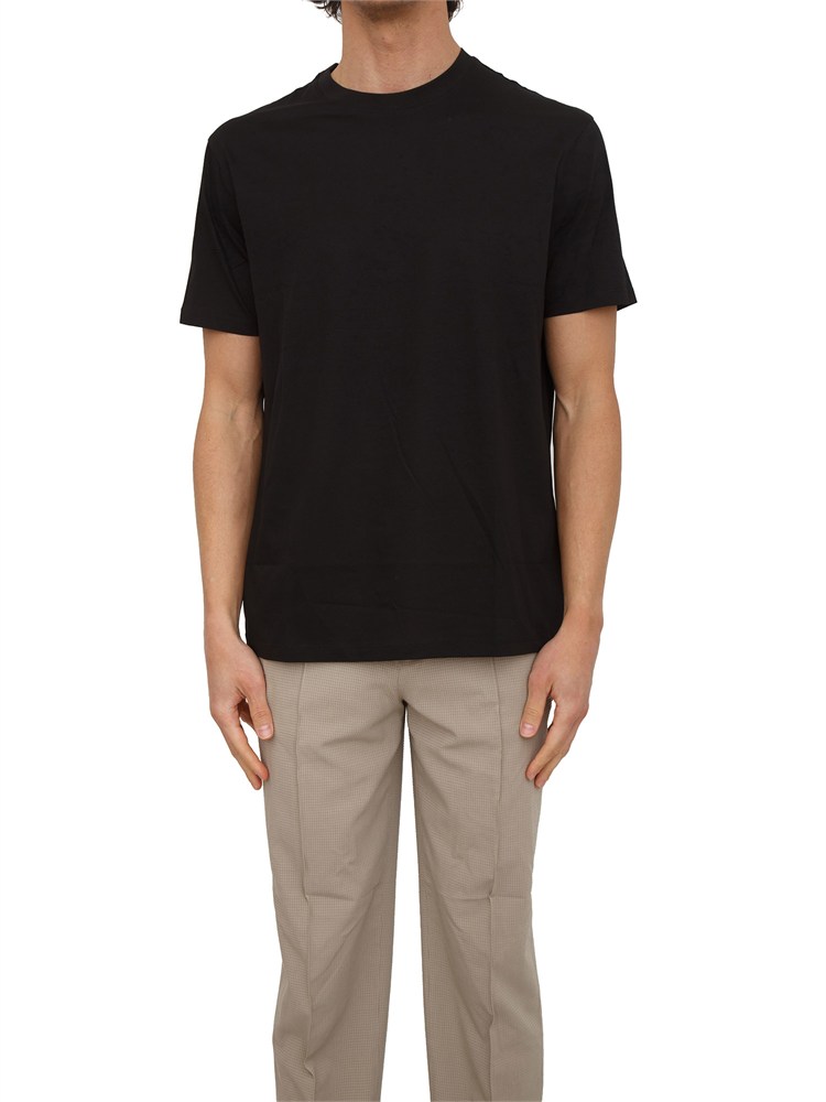 T-shirt Armani Exchange uomo in cotone nero