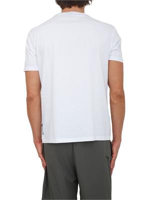 T-shirt Armani Exchange uomo in cotone bianco in UOMO