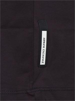 T-shirt Armani Exchange uomo in cotone blu in UOMO