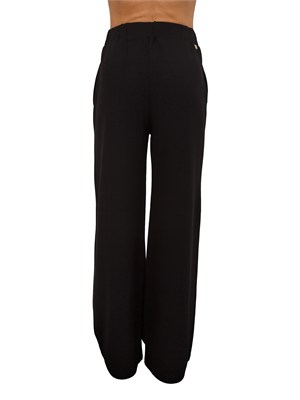 Pantaloni tuta Liu Jo donna in punto milano neri con catena in DONNA