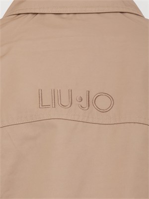 Giubbino corto Liu Jo donna in misto cotone beige in DONNA