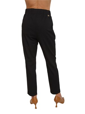 Pantaloni Liu Jo donna in tessuto nero in DONNA