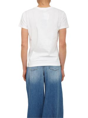 TWIN-SET T-shirt Twinset in cotone bianco con stampa in DONNA