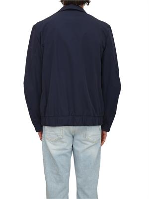 Giubbino Peuterey uomo in tela tecnica di nylon blu in UOMO