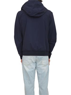 Giubbino Peuterey uomo in nylon stretch ritorto blu in UOMO