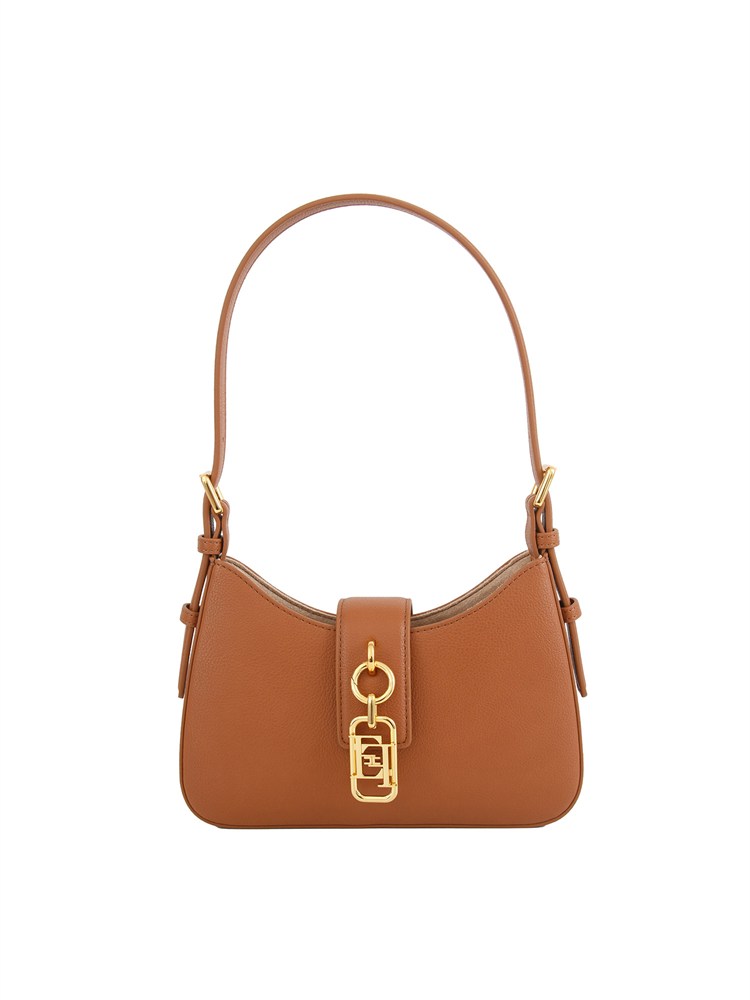 Borsa Elisabetta Franchi ecopelle cuoio