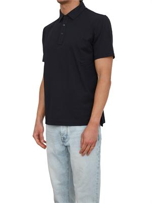 Polo Peuterey uomo in misto cotone blu in UOMO