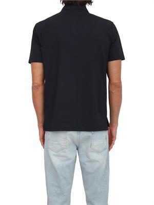 Polo Peuterey uomo in misto cotone blu in UOMO