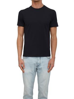 T-shirt Peuterey uomo in cotone e seta blu in UOMO