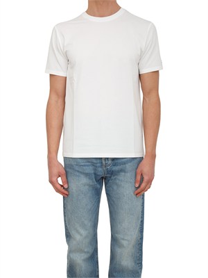 T-shirt Peuterey uomo in cotone e seta bianca in UOMO