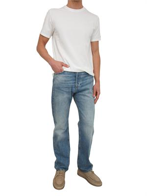 T-shirt Peuterey uomo in cotone e seta bianca in UOMO