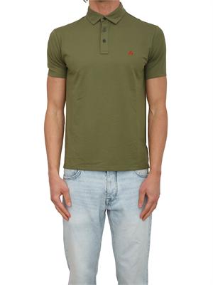 Polo Peuterey uomo in cotone verde in UOMO
