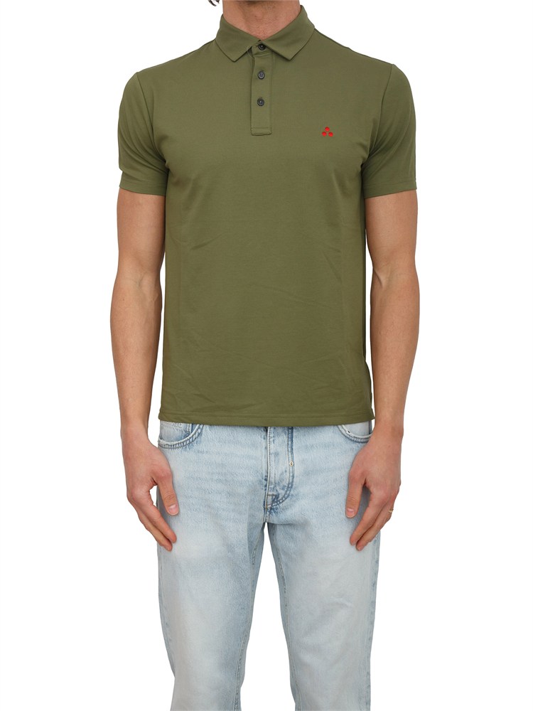 Polo Peuterey uomo in cotone verde