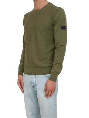 Maglia Peuterey uomo in cotone verde in UOMO