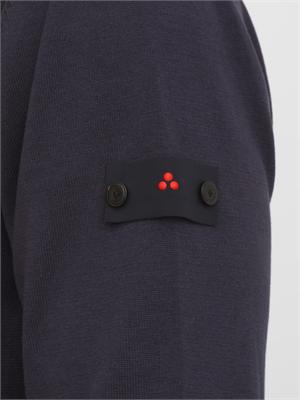 Maglia Peuterey uomo in cotone blu in UOMO