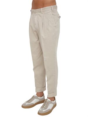 Pantaloni PT Torino chino in cotone beige in UOMO