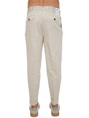 Pantaloni PT Torino chino in cotone beige in UOMO
