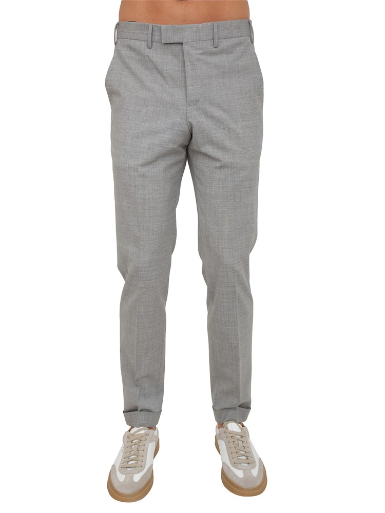 Pantaloni grigi PT Torino in lana stretch