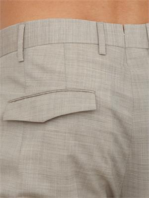 Pantaloni PT Torino in lana stretch beige in UOMO