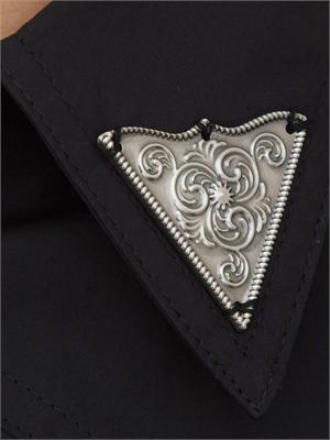 Abito texano Avigliano Pinko in cotone nero con frange in DONNA