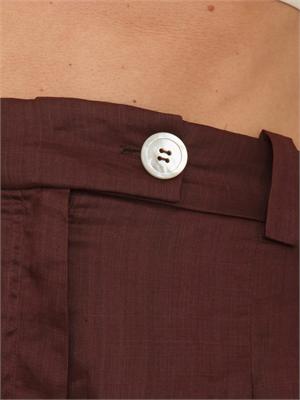 Pantalone MLLAereo di Marella in ramiÉ marrone in DONNA