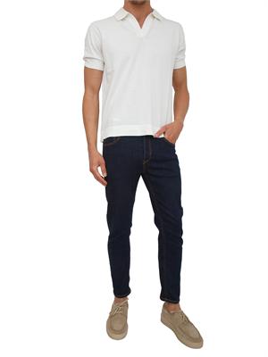 Jeans PT TORINO in denim stretch blu in UOMO
