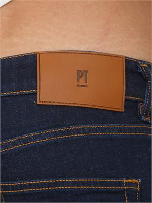 Jeans PT TORINO in denim stretch blu in UOMO