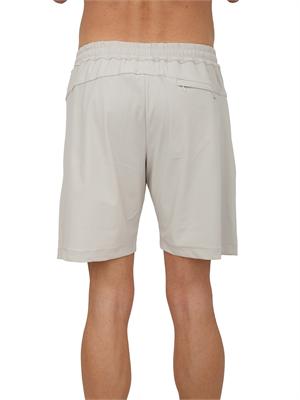 Bermuda Eleventy uomo in tessuto tecnico grigio avorio in UOMO