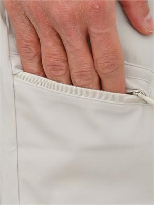 Bermuda Eleventy uomo in tessuto tecnico grigio avorio in UOMO