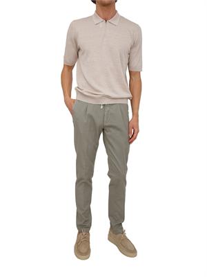 Pantaloni jogger Eleventy uomo in cotone verde in UOMO