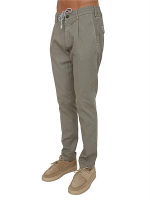 Pantaloni jogger Eleventy uomo in cotone verde in UOMO