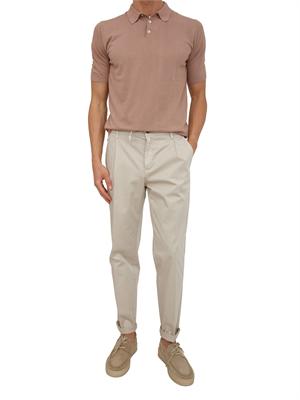 Pantaloni joggers Eleventy uomo in cotone beige in UOMO