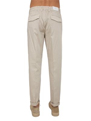 Pantaloni joggers Eleventy uomo in cotone beige in UOMO