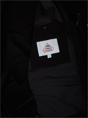 Giubbino Pyrenex uomo in tessuto tecnico nero in DONNA