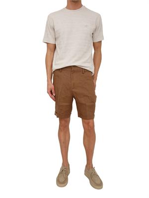 T-shirt Liu Jo uomo misto cotone beige lavorata in UOMO