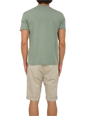 T-shirt Liu Jo uomo in misto cotone verde in UOMO