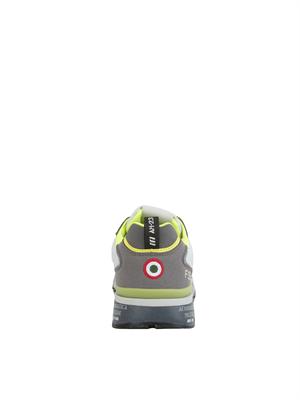 Sneakers grigie Aeronautica Militare in ripstop e suede in UOMO