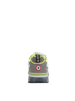 Sneakers grigie Aeronautica Militare in ripstop e suede in UOMO