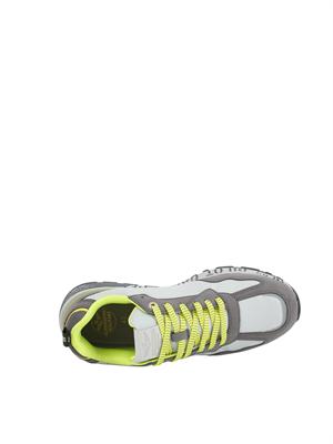 Sneakers grigie Aeronautica Militare in ripstop e suede in UOMO