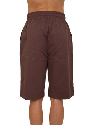 Pantaloni bermuda Liu Jo donna in cotone marrone in DONNA