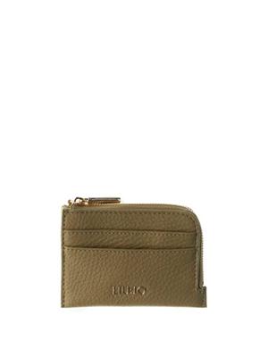 Porta carte kaki Liu Jo donna in ecopelle in DONNA