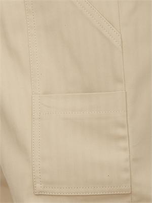 Pantalone Utility Paolo Pecora in cotone beige in UOMO
