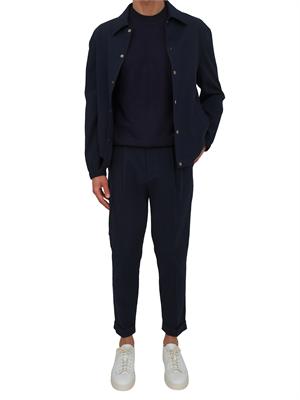 Pantaloni Paolo Pecora in cotone blu in UOMO