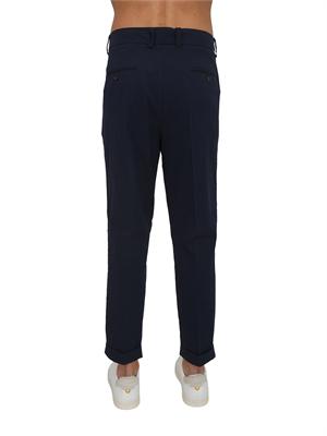 Pantaloni Paolo Pecora in cotone blu in UOMO
