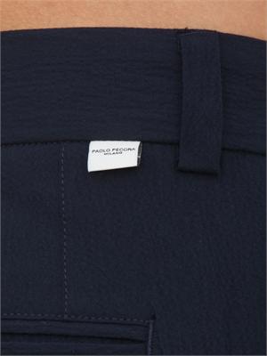 Pantaloni Paolo Pecora in cotone blu in UOMO