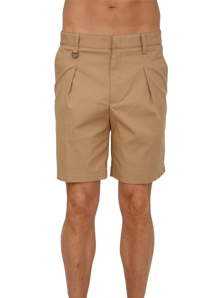 Bermuda Paolo Pecora in cotone cammello