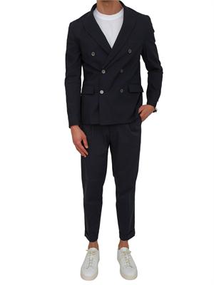 Pantaloni Paolo Pecora in cotone blu in UOMO