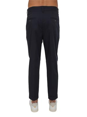 Pantaloni Paolo Pecora in cotone blu in UOMO