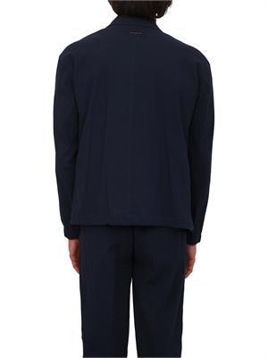 Giacca camicia Paolo Pecora in cotone blu in UOMO